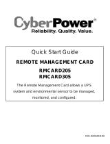 CyberPower RMCARD305 Quick start guide