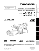 Panasonic AG-3DA1E User manual