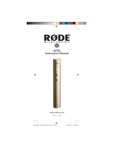 RODE Microphones NT55 User manual