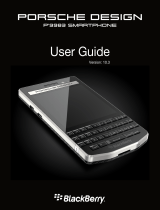 Blackberry Porsche Design P'9983 v10.3 Owner's manual