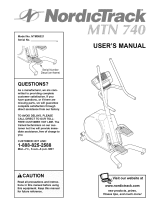 NordicTrack Mtn740 Stepper User manual