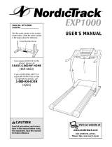 NordicTrack EXP1000 User manual