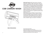 ADJ Products COB Cannon Wash User manual