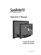 SunBriteTV SB-4670HD-BL User manual