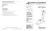 ProForm PFEVEL2983 Owner's manual