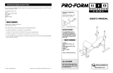 ProForm PFEVBE3331 User manual