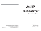 Elation Multi-Data/Pak User manual