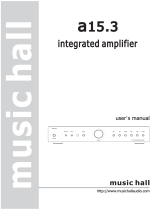 Music Hall Audio a15.3 User guide