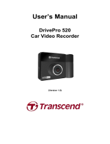 Transcend DrivePro 520 User manual
