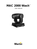 Martin MAC 2000 Wash User manual