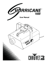 Chauvet Hurricane 1600 User manual