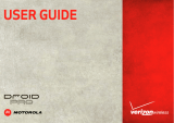 Motorola Droid Pro Verizon Wireless Owner's manual
