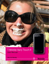 T-Mobile Vairy Touch II User manual