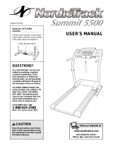 NordicTrack 4500 R NTL20920 User manual