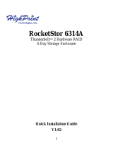 Highpoint RocketStor 6314A Quick Installation Guide