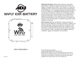 ADJ WiFLY EXR Battery User manual