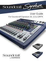 SoundCraft Signature 12MTK User manual