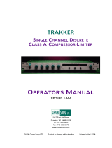 Crane Song Trakker User manual