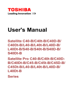 Toshiba L40D-B (PSKRGC-002001) User manual