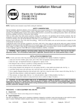 Payne PA10JA030000AA Installation guide