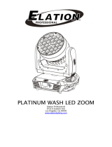 Elation Platinum Wash LED Zoom User manual