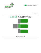 Gossen MetraWatt GMST User manual