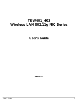 Trendnet TEW-403PI Owner's manual