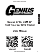 Genius Car Alarm Genius GPS-GSM G-801 Owner's manual