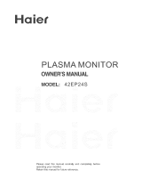 Haier 42EP24S Owner's manual
