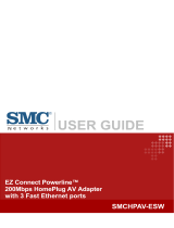 SMC Networks EZ Connect Powerline SMCHPAV-ESW User manual