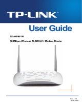 TP-LINK TD-W8961N Owner's manual