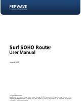 Pepwave Surf-SOHO Owner's manual