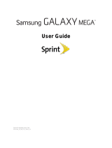 Samsung Galaxy Mega Sprint User guide