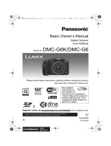 Panasonic DMC-G6KK User manual