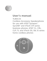 AT&T TL80133 User manual