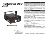 Elation Waterfall 250 User manual