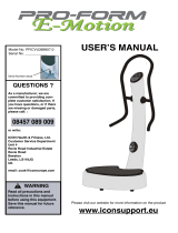 Pro-Form PFICVU39607.0 User manual