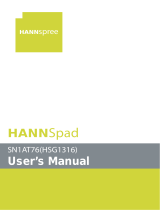 Hannspree HannsPad 101 Helios - SN1AT76 Owner's manual