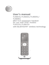 AT&T TL90051 User manual