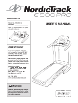 NordicTrack C 1500 Pro User manual