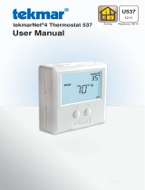 tekmar  4 Thermostat 537  User manual