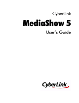 CyberLink MediaShow 5.0 Owner's manual