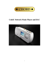 Chord Code X User manual