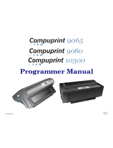 Compuprint 9065/9065plus User manual