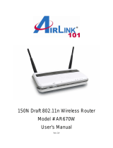 Airlink-101 AR670W User manual