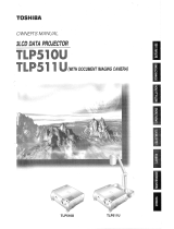Toshiba TLP-510 User manual