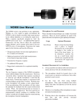 Electro-Voice N/D868 User manual