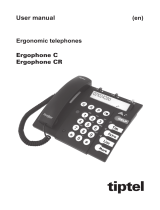 Tiptel Ergophone CR User manual