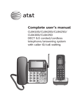 AT&T CL84350 User manual