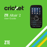 ZTE Altair 2 Cricket Wireless User guide